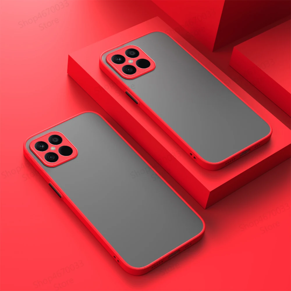 Shockproof Matte Armor Case with Lens Cover