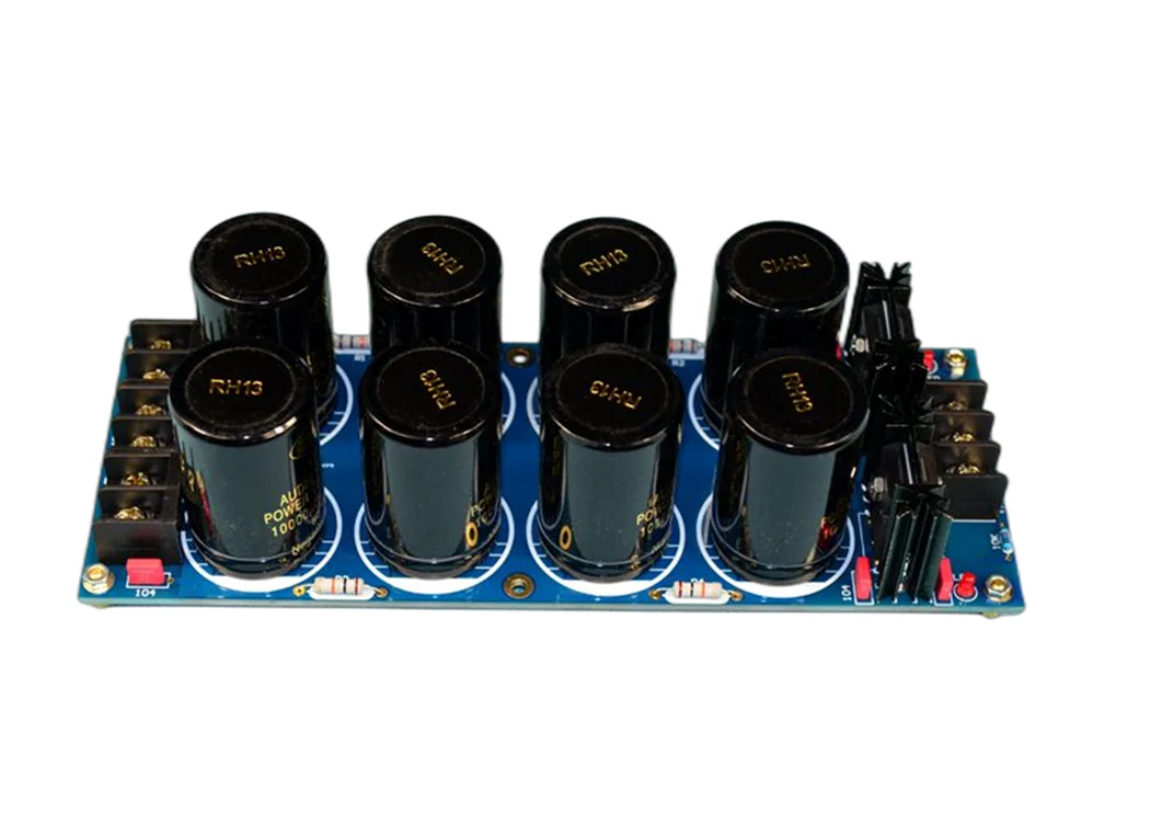 Schottky Rectifier Filter Power Board 8*10000UF Class A Power Amplifier Upgrade Sink Gold Process