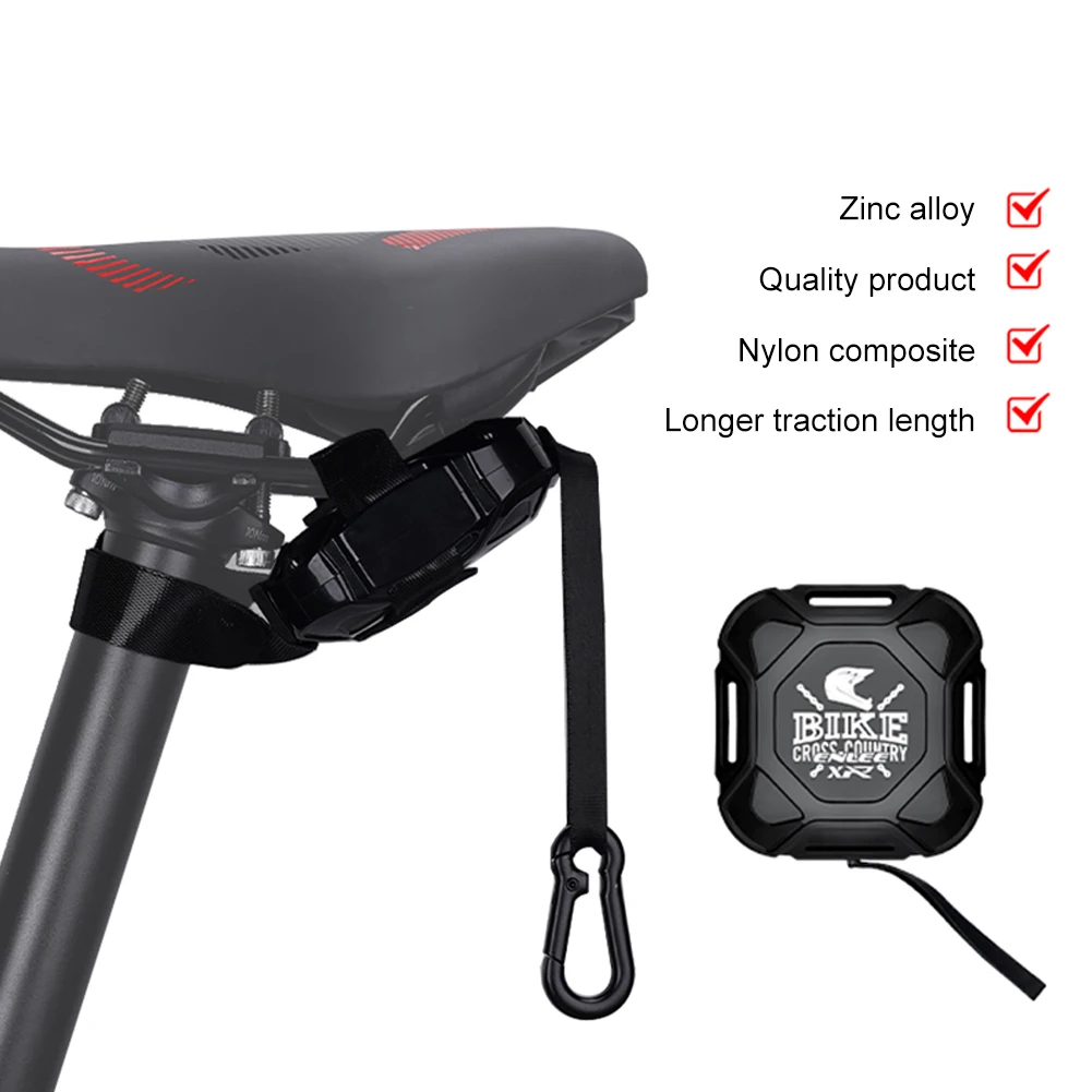 Retractable Bicycle Traction Rope for Mountain Bikes