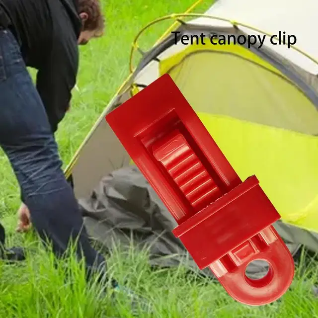 Tarp Bilincsek Újrahasznosítható Abs Sátor Klipek Könnyű Vászon Hordozható Ponyvabilincs A Kempinghez Napellenzők Autófedeleihez - Image 2