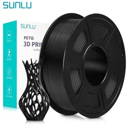 SUNLU 1.75MM PETG 3D Filament 3D Printer 1KG/2.2LBS 100% No Bubbles Filaments with Vacuum Packing for FDM 3D Printing Materials