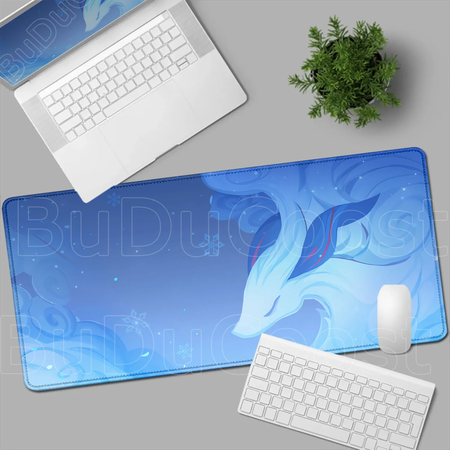 Gamer's Deluxe Edge-Locked Mouse Pad Featuring Iconic Genshin Impact Characters