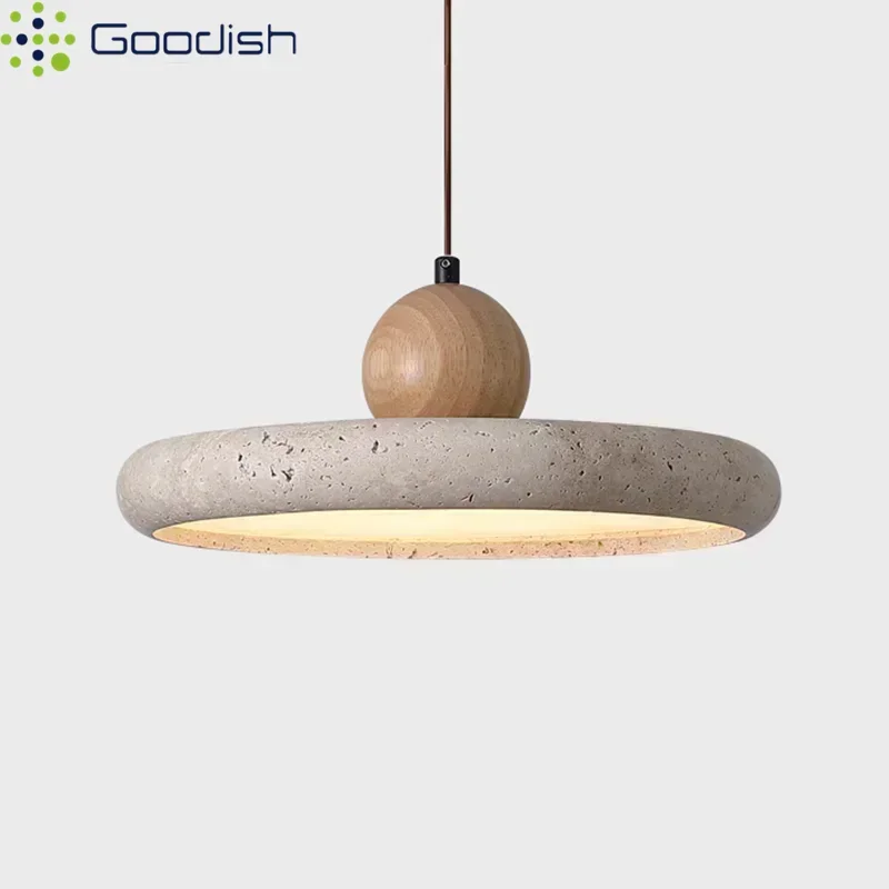 Luminaires suspendus LED en pierre naturelle, style industriel vintage, créatifs, pour la décoration intérieure de la chambre à coucher, lustre 2