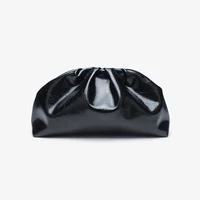 2025 New Women's Zipper Handbag Fashion Simple Multifunctional Clasp Bag Mushroom Nail Large Capacity Folded Cloud Dinner Bag - Image 5