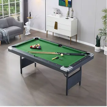Foldable Pool Table 7ft Billiard Table Portable Folding Leg 6ft 7ft Billiard Pool Snooker Table with Free Accessories for Sale