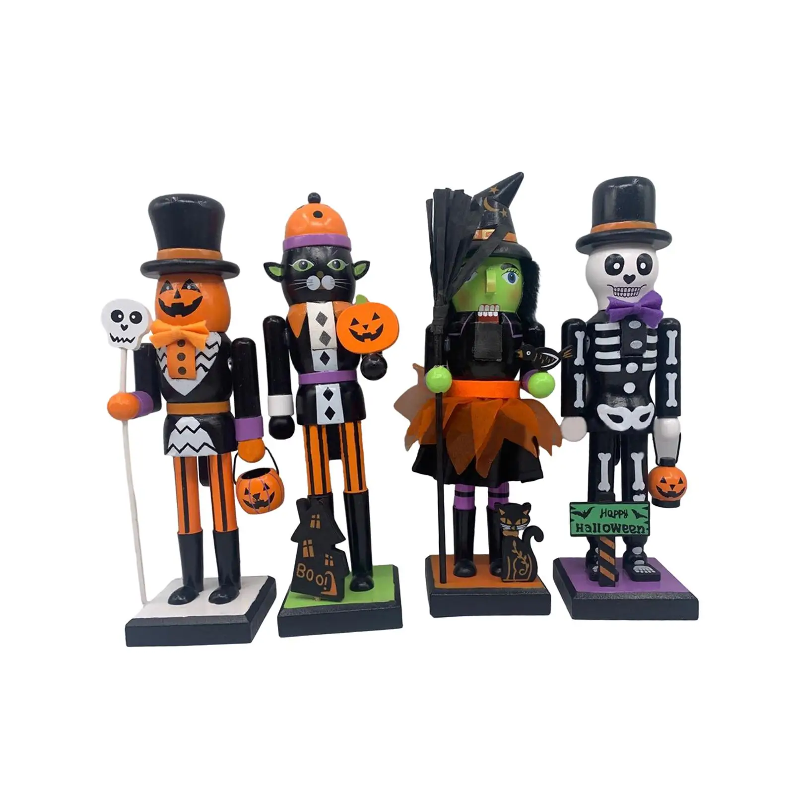 

4x Christmas Nutcracker Figures Nutcracker Soldier Figure Decor for Office