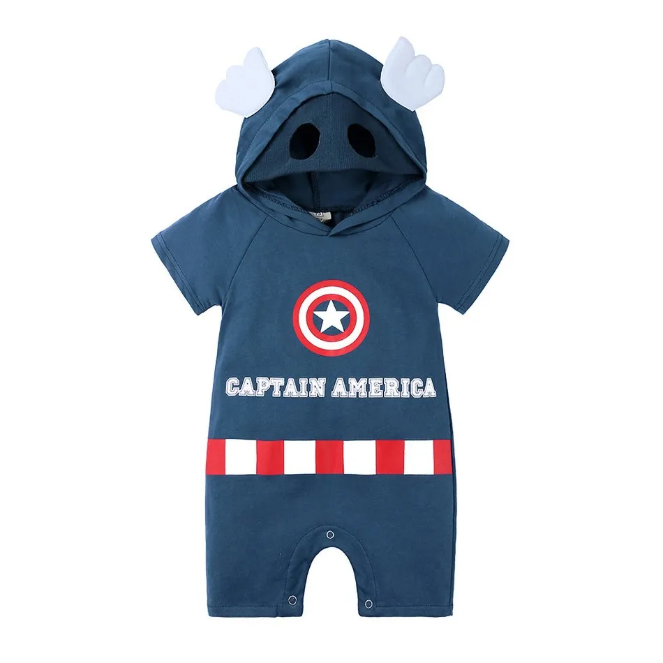 Baby Halloween Costume Newborn Baby Boy Girl Romper Jumpsuit Infant Cartoon Print Jumpsuit Baby Clothes 3 6 9 12 18 24 Months 4