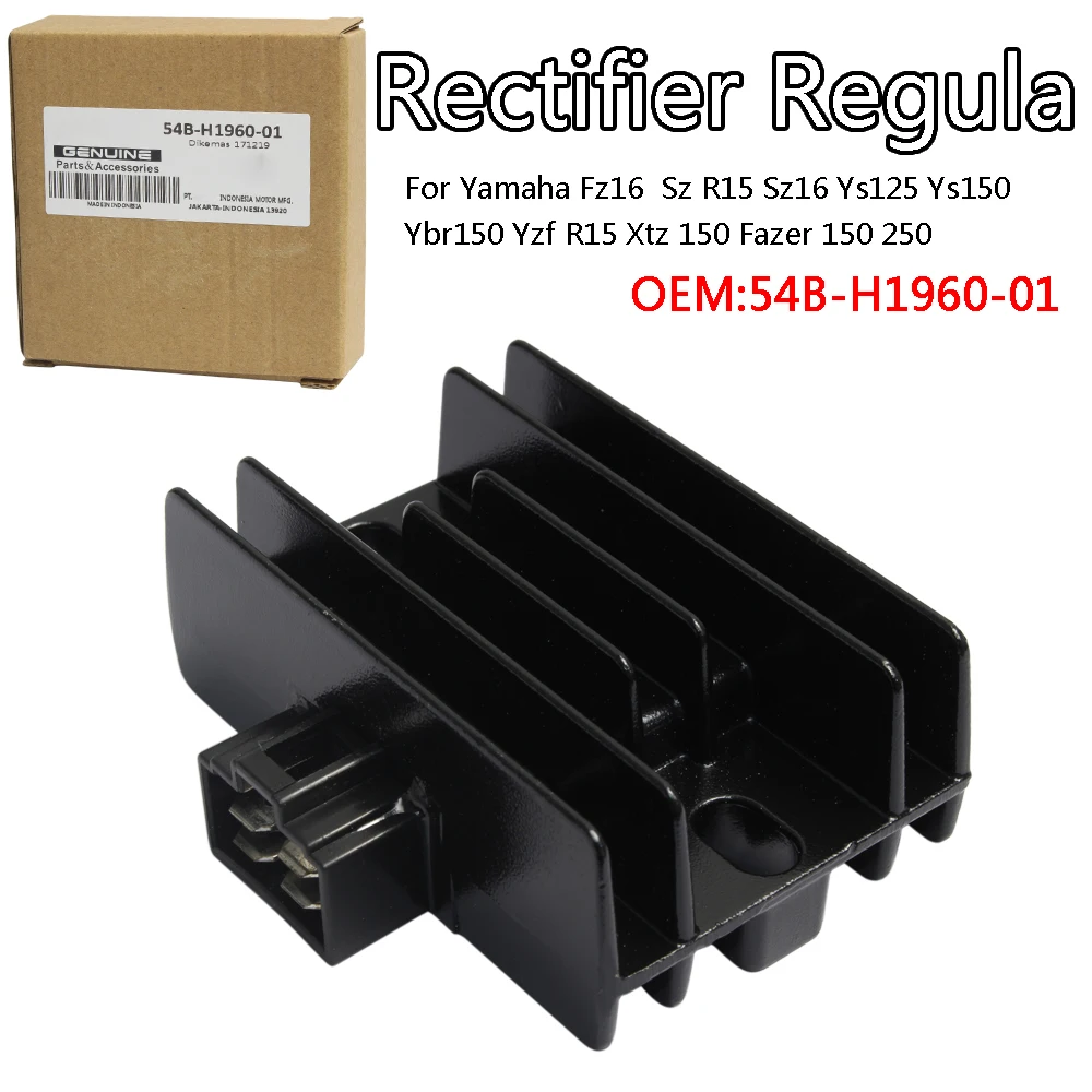 

Rectifier & Regula For Yamaha Fz16 Sz R15 Sz16 Ys125 Ys150 Ybr150 Yzf R15 Xtz 150 Fazer 150 Factor 125 54B-H1960-01