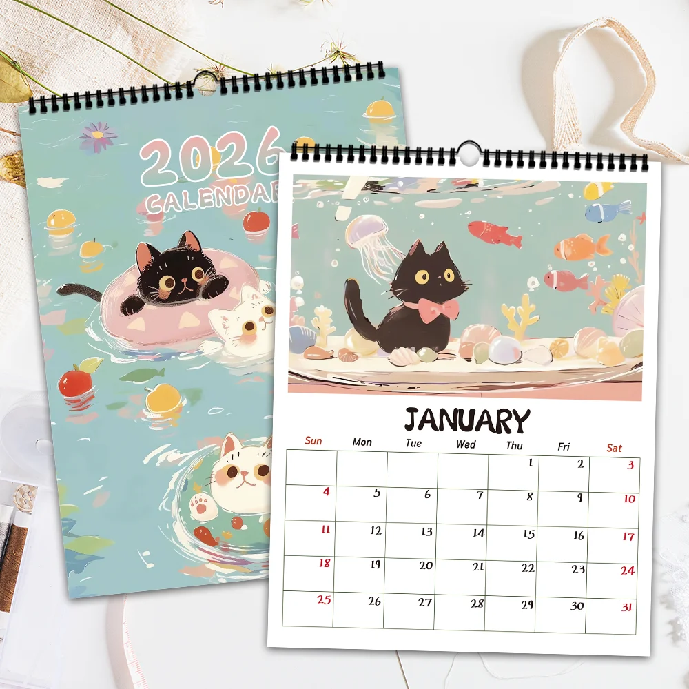 Black Cat Calendar Design 5