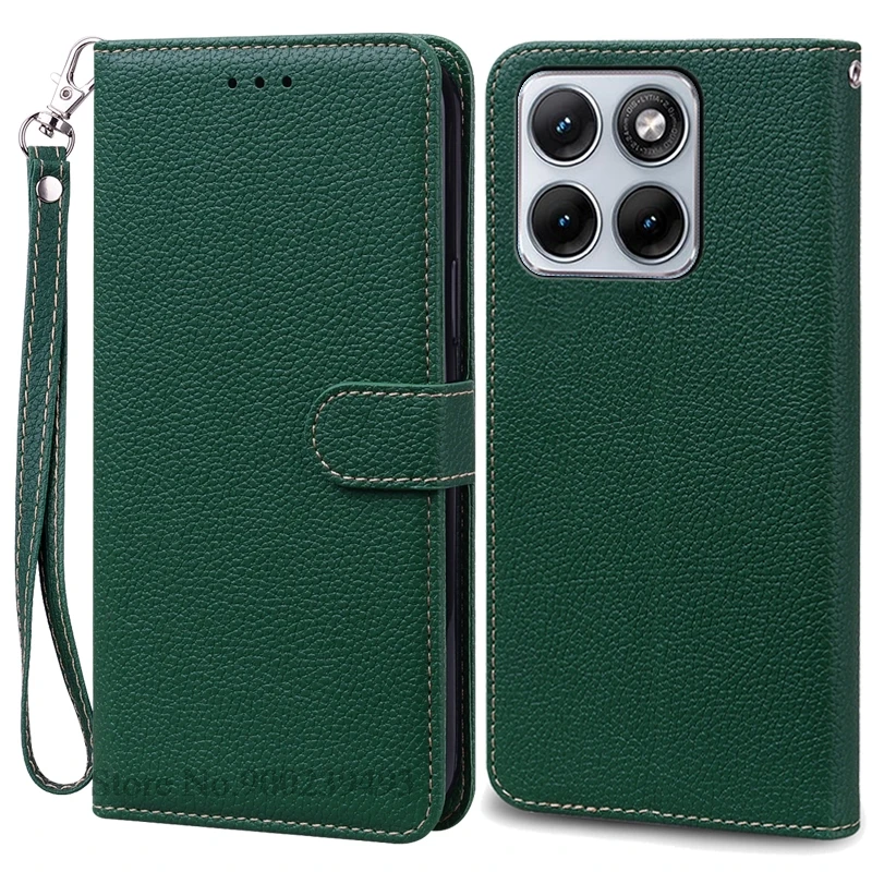 Enhanced Leather Flip Wallet Cover | Magnetic Book-Style Protective Case for Motorola Edge 70 Fusion