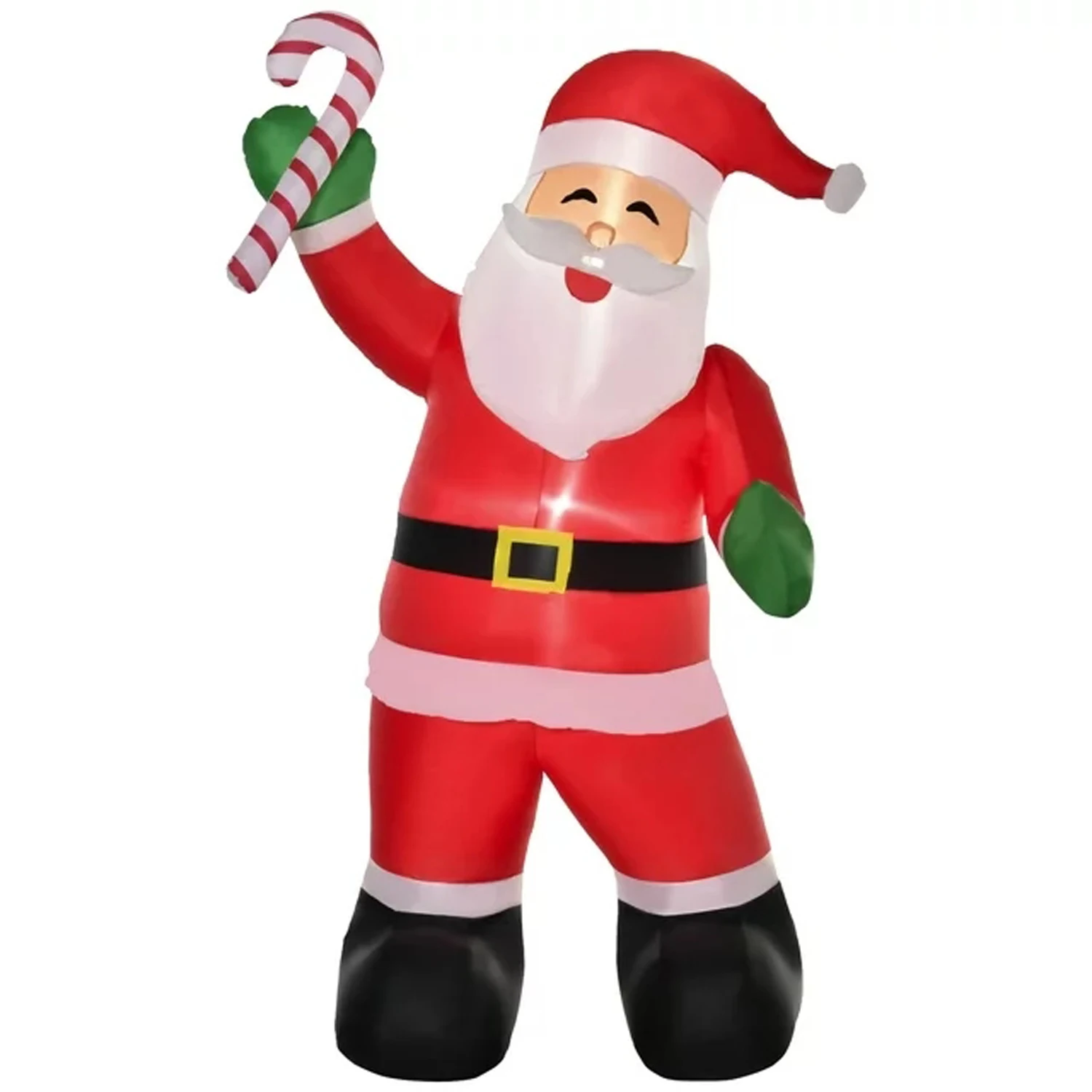 Oxford Giant LED Lighted Christmas Inflatable Santa Claus With Candy Cane Outdoor Garden New Year Decoration Christmas Figure 6