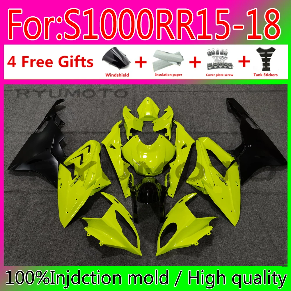 

Motorcycle Fairing For bmw s1000rr 2015 2016 2017 2018 Fairings kit bodywork ABS Plastic for BMW S1000RR 15 16 17 18 red silver