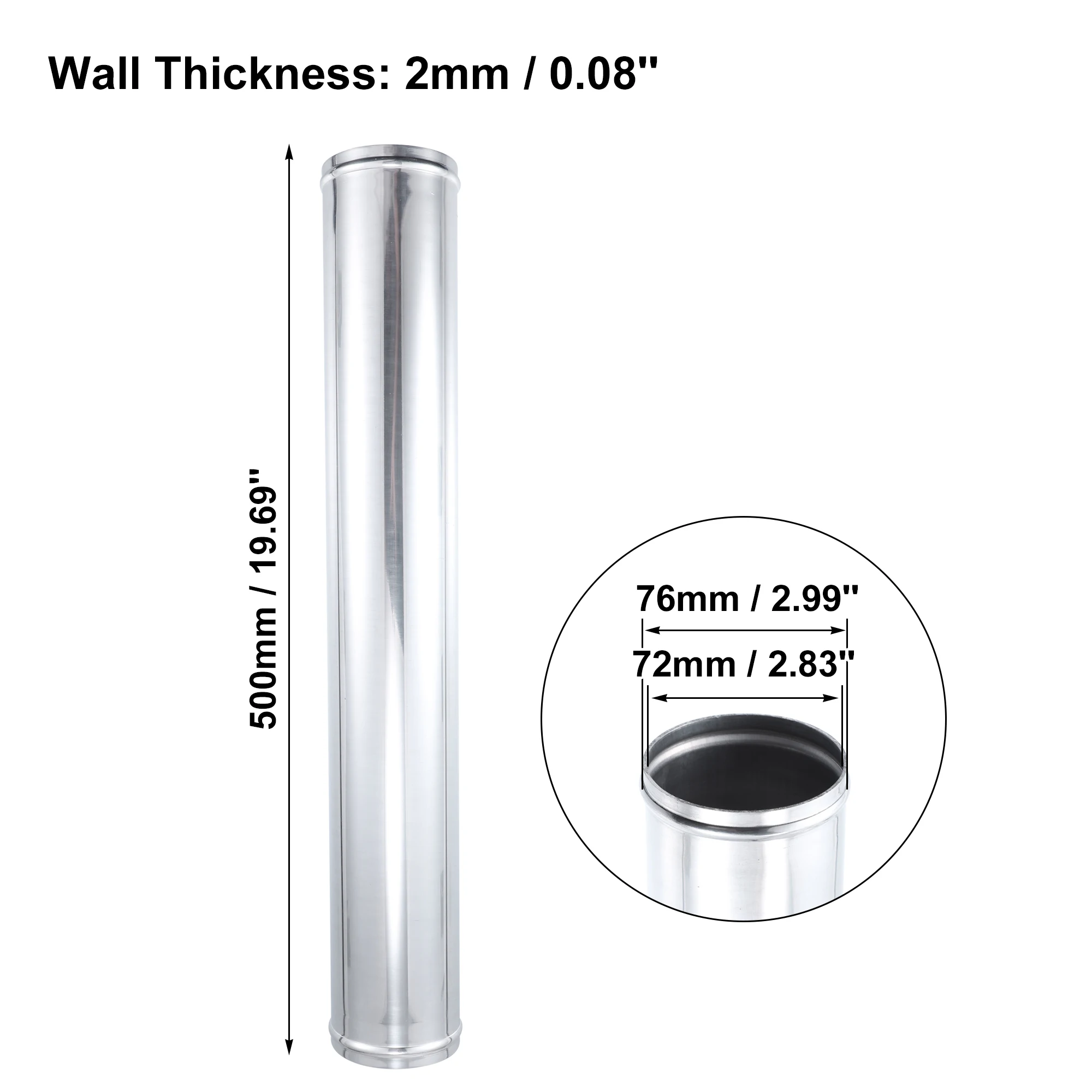 UXCELL OD 51mm 57mm 63mm  500mm 120mm ˷̴ ձ Ʃ ƮƮ     Ʃ ڵ ׼