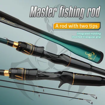 Two-Tip Carbon Fishing Rod 4