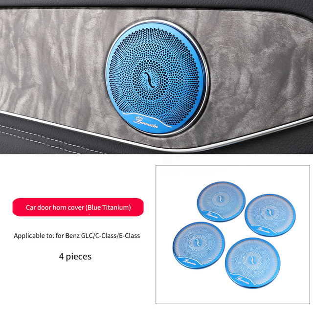 Car Audio Speaker Cover Trim Door Loudspeaker Cover Trim Car Accessories for Mercedes Benz E/C/GLC Class W213 W205 X253