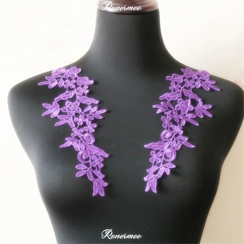 Vibrant Lace Applique Flower Sewing Trims