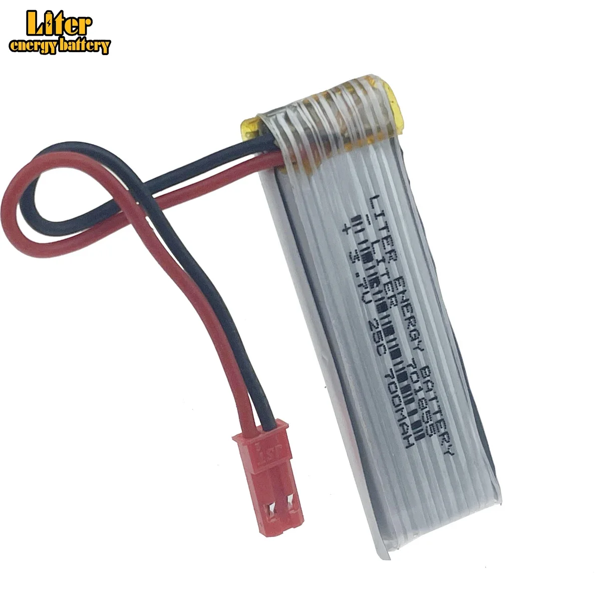Empilement de batteries drone 3.7V 380mAh, illustrant le format lot pour achat en quantité.