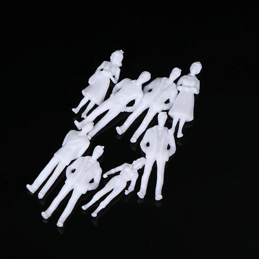 

Nuobesty Model Trains Architectural 1: 150 Scale Unpainted Figures Sitting Standing People Models Diy Scenery Landscape
