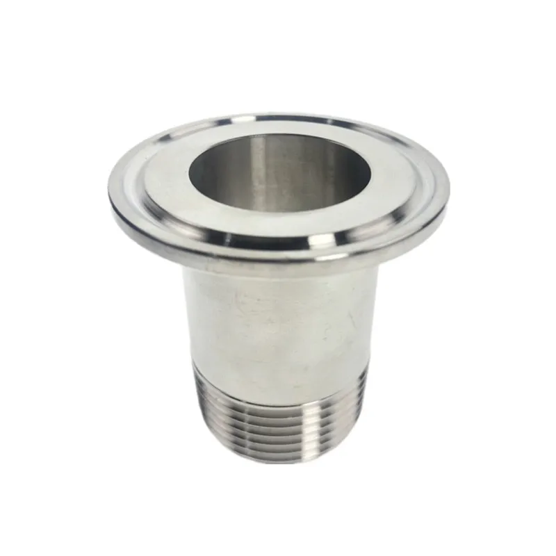 DN15 - DN50 304 Sanitary Stainless Steel Male Threaded Pipe Fitting Ferrule