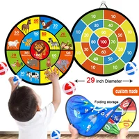 Large Size Double-sided Dart Board Target Sports Game Toys Sticky Ball Dart Target Plate Parent Child Interactive Party Game Toy 1