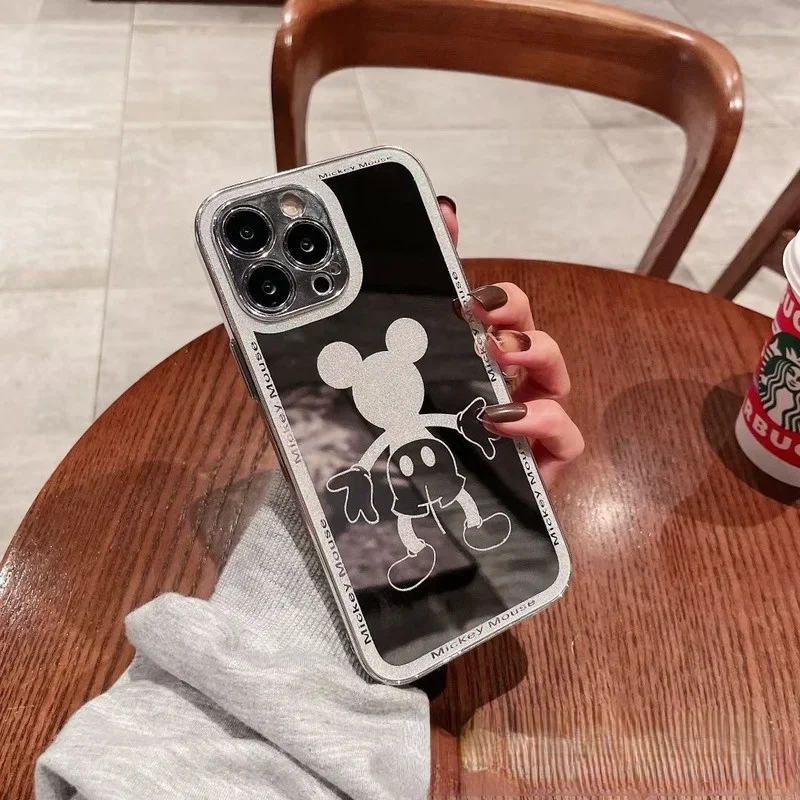 Mickey Mouse Frame Mirror Case iPhone ミラー ケース MagSafe Mickey Mirror Phone Case Cover | Disney Case Mirror Iphone