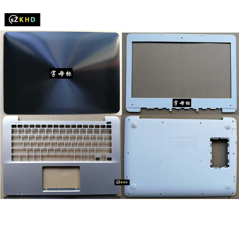 

New For ASUS X302 L F302 P302 Lcd Back Cover Top Case Bezel Palmrest Upper Case Keyboard Bottom Shell Laptop Accessories Hinge