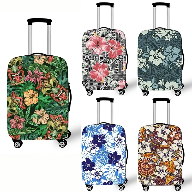 

Polynesian Traditional Tribal Luggage Cover for Travel Anti-dust Trolley Case Hawaiian Turtle Elastic Suitcase Protective Cover