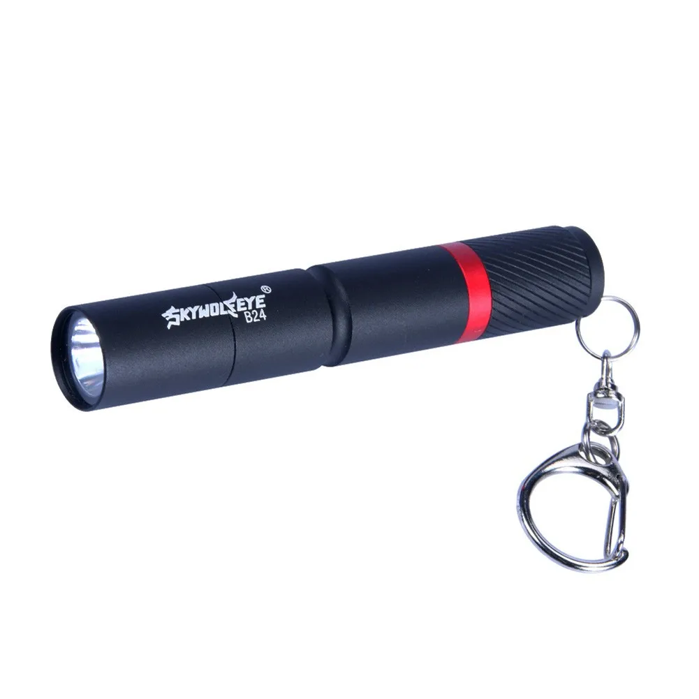 Torch Light Mini Flashlight Household Night Fishing Super Bright XPE Key Ring Torches Mini 3 Mode Aluminum Alloy