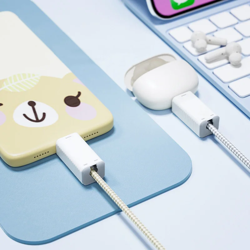 Anti Electric Cover 5Pcs Phone USB Cable Safe Cover Home Baby Safety Products Kids Security Protection