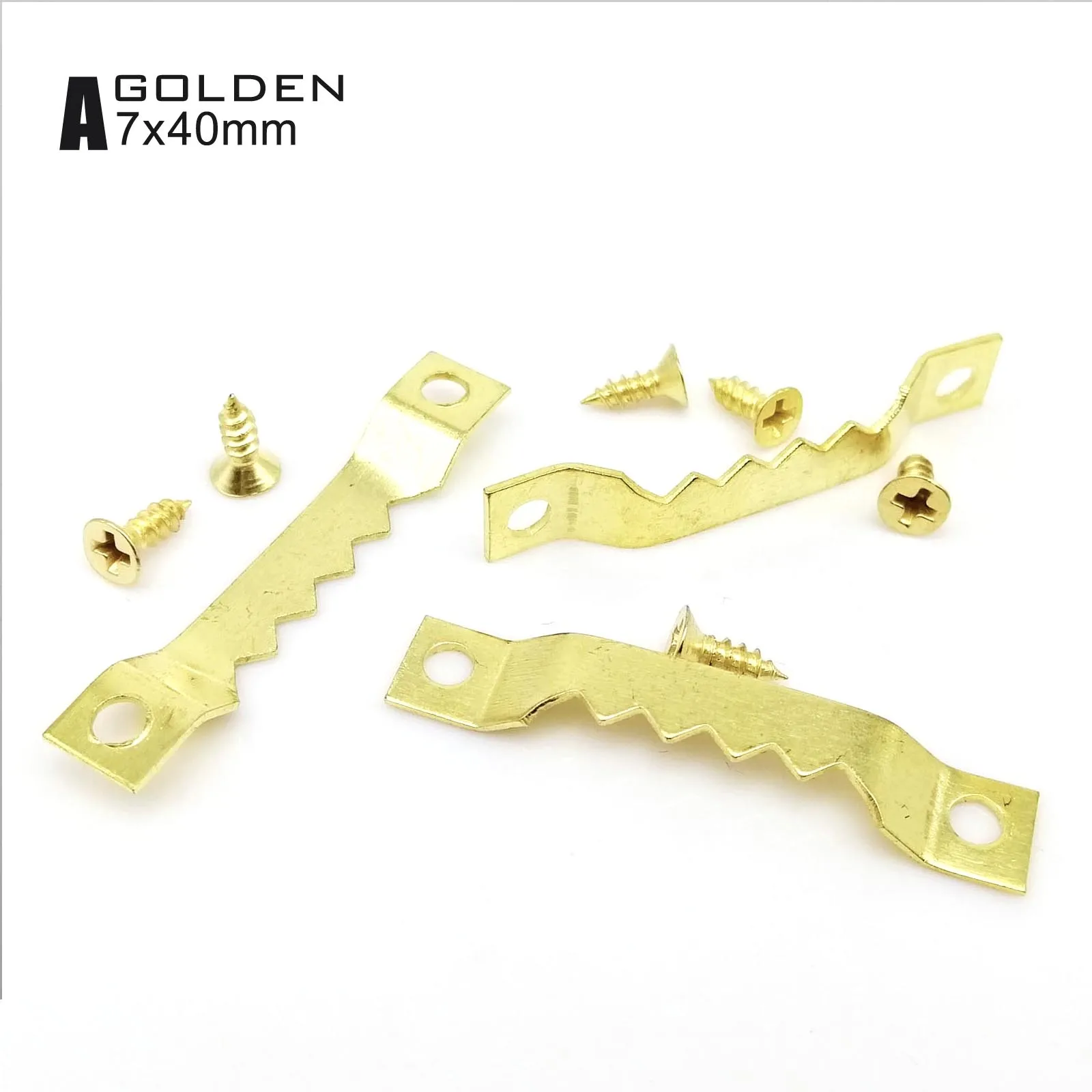 Picture Frame Hangers Hanging Hooks Wall Hooks 25pcs Small Heavy Duty Sawtooth Picture Frame Hanger Hanging Photo Wall Oil Painting Mirror Saw Tooth Hooks with Screws 3 colors