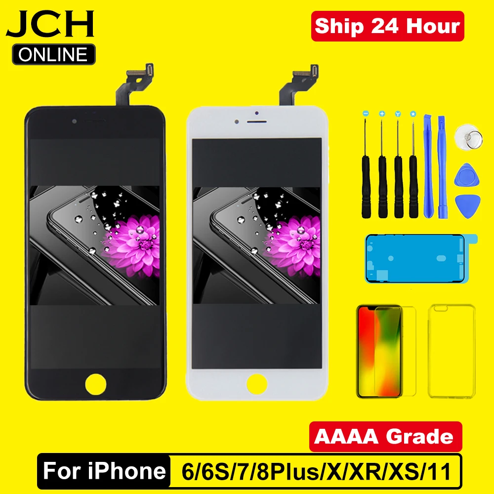 Écran LCD Tactile Vitre Pour IPhone X/XR/XS/XS Max/11/11 Pro Max/12/12 Pro/12 Pro Max/13 - Noir