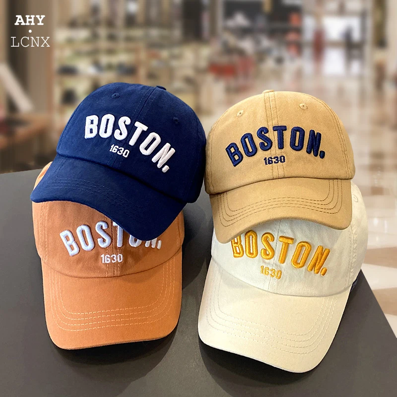 Gorra de béisbol para niños de primavera y verano, gorras de exterior para niños con Bordado de letras lisas, sombrero para el sol para niños y niñas, visera ajustable para bebé_voghion.com