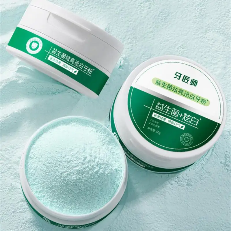 

Oral Hygiene Teeth Whitening Powder Natural Ingredients Probiotics Dentifrice Remove Yellow Stain Beauty And Health Clean Teeth