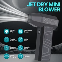 Turbo Blower 130000RPM 4 Gears Car Fan Interior Air Duster Blowing Snow Electric Cleaning Blower Tools Air Pump Portable In Hand