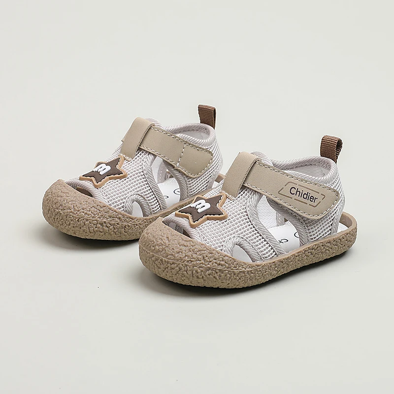 Baby Boys Girls Summer Sandals Non-slip Soft Sole Toddler Sandals Breathable Sweat