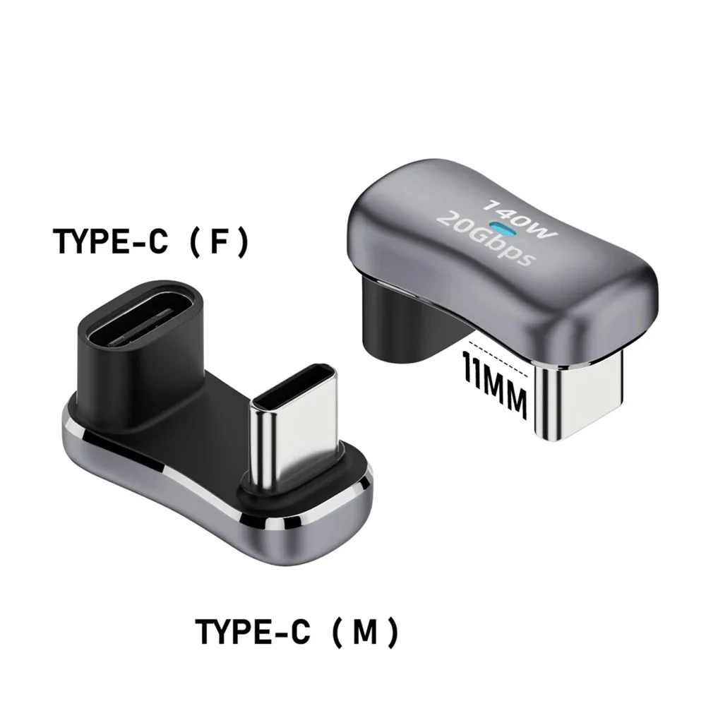 ตัวเลือกสินค้า อะแดปเตอร์ USB-C 180° ชาร์จเร็ว 140W 20Gbps