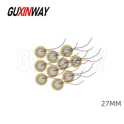 Piezo Element Sounder Sensor Trigger Disc with Wire (27MM - 10pcs)