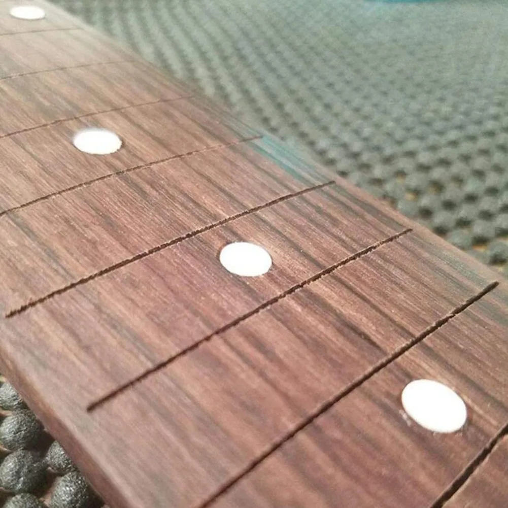 

20 PCS Guitar Lnlay Position Dots Fret Markers White Pearl 6mm Diameter Guitar Decoration Marking Inlay Fretboard Tone Point
