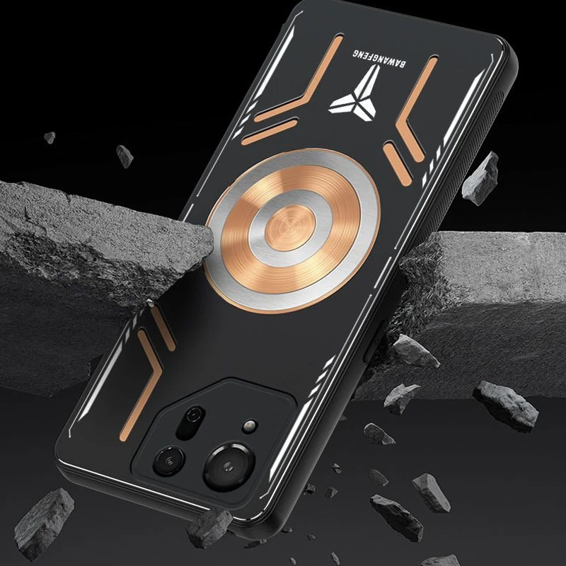 Cooling Heat Dissipation Magnetic Case For Asus Rog Phone 8 Pro Metal Lens Copper Protector Cover For Rog Phone 7 6S 5S 5 8 Pro