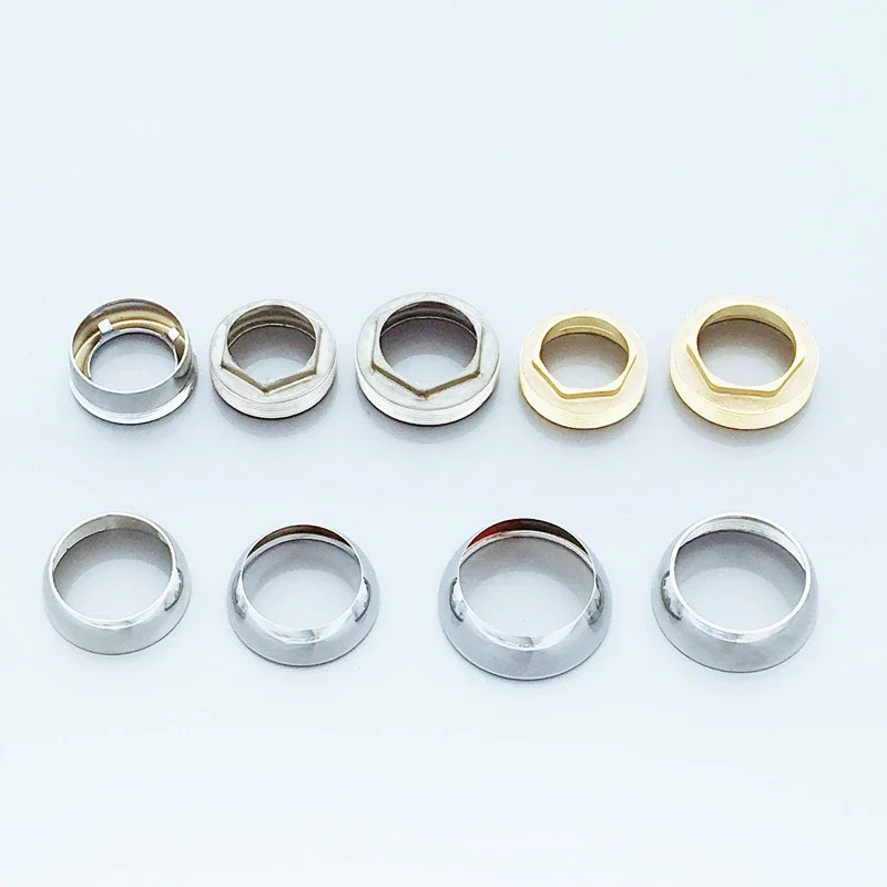 Faucet Cover 1pcs 35/40mm Faucet Spool Gland Shower Fixing Cap Cover Kitchen Basin Faucet Replacement Accessories
