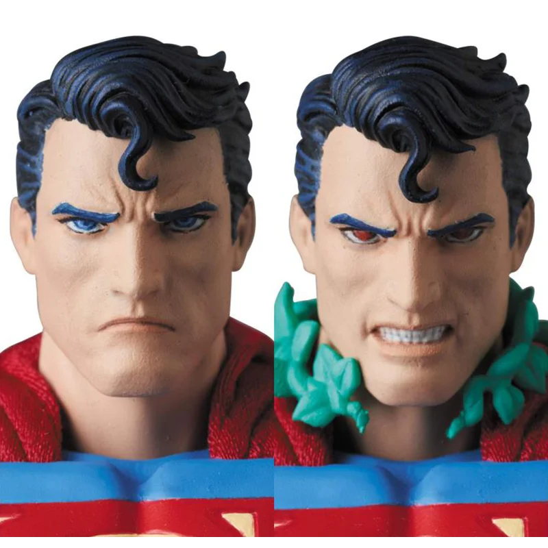MAFEX-本物のスーパーマンとバットマンのおもちゃ,100