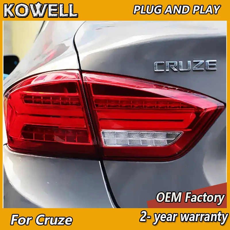 

Автомобильный Стайлинг для Chevrolet Cruze задние фары 2017-2019 Cruze задние фонари седан DRL противотуманный тормозной сигнал поворота Задний сигнал
