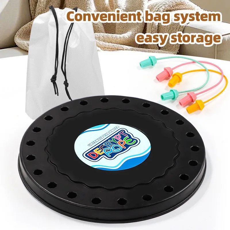 Colorful Rope Untangling Challenge Game Interactive Board Toy for Youngsters & Parents Enhances Logic & Concentration