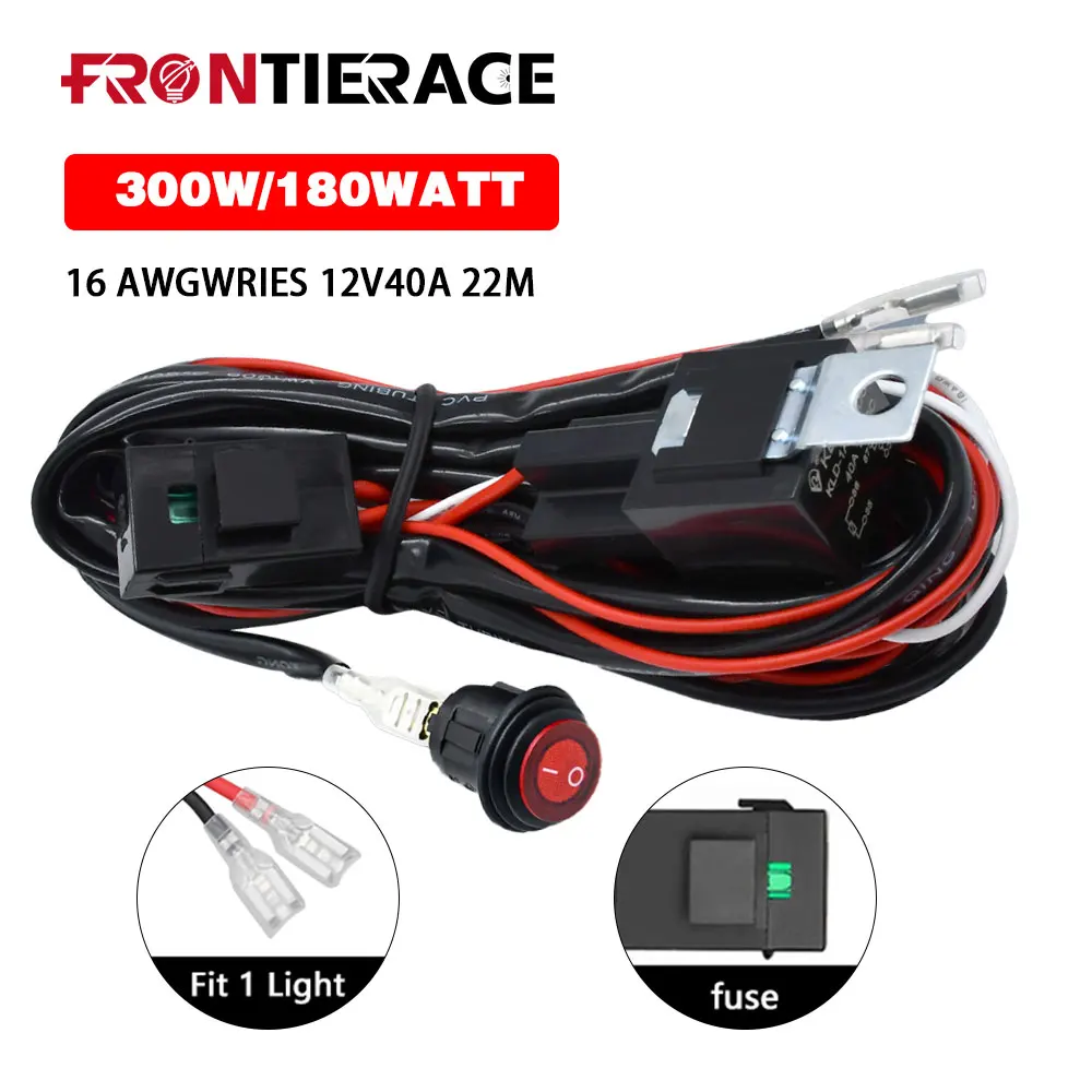 Wiring Harness Kit HEAVY DUTY 12V 40Amp Fuse Relay India - View #7