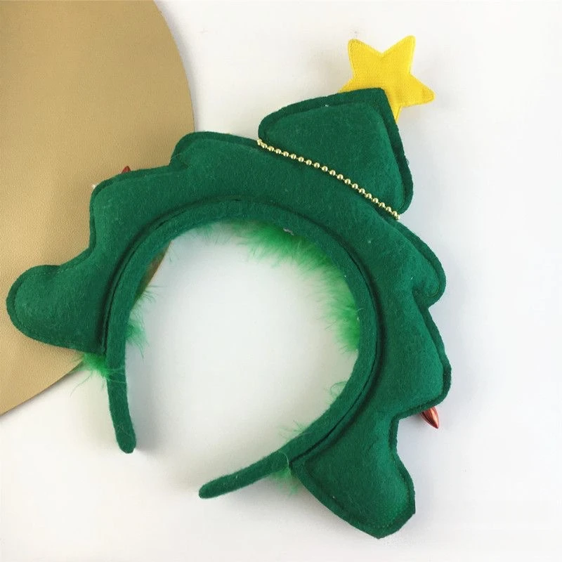 1PC Christmas hair accessories, funny Christmas tree headbands, party gift headbands