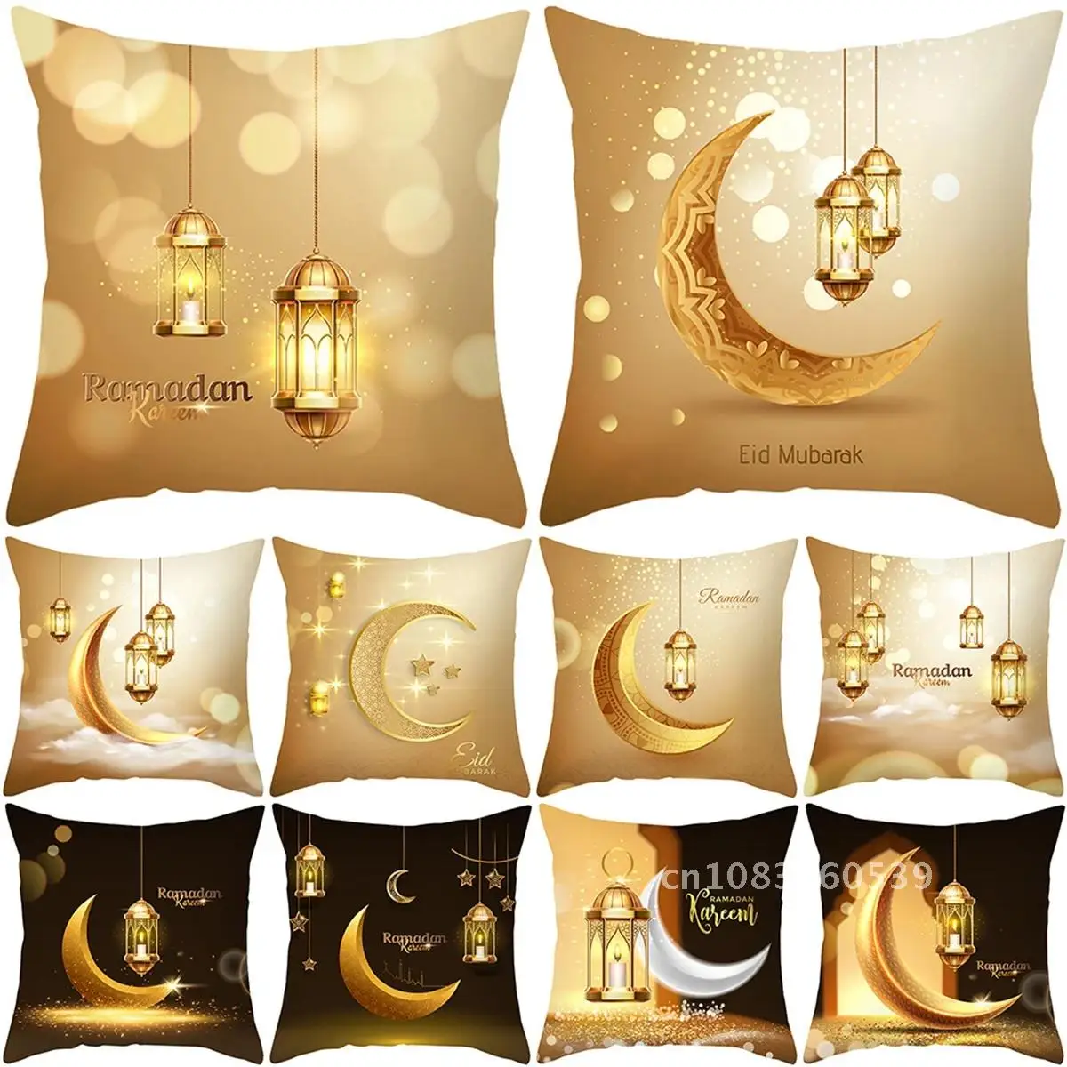

Ramadan Kareem EID Mubarak Muslim Islamic Party Supplies Home Decoration Cushion Cover Pillowcase Ramadan