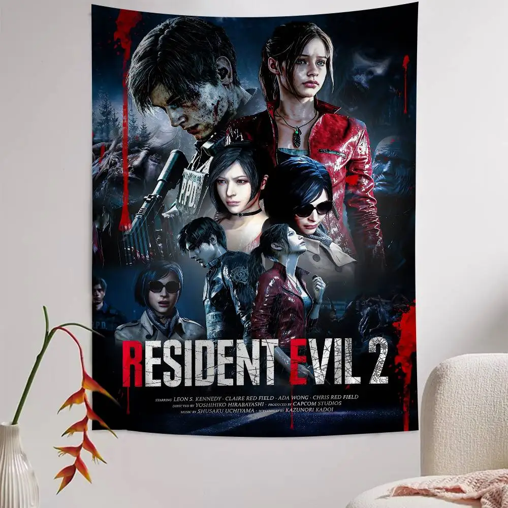 Resident Evil Sci-Fi Wall Tapestry - Home Decor Art Piece