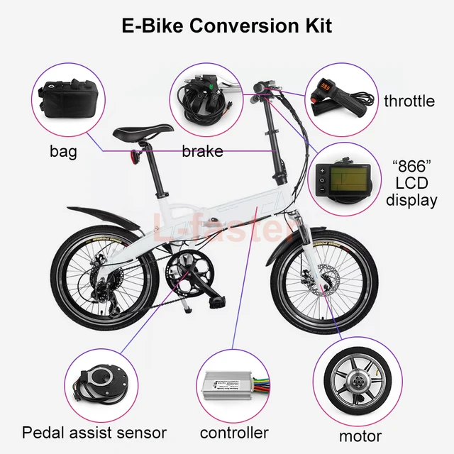 Bici Elettriche Kit Conversione Bici Elettrica 20 Anteriore In