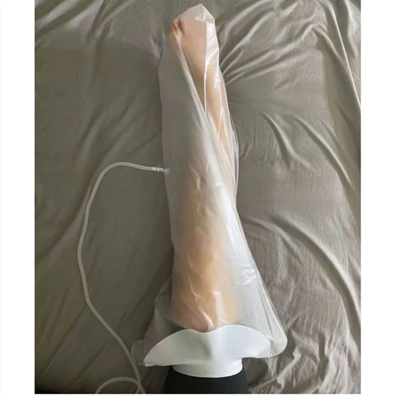 Ozônio Terapia Limb Bolsa para Diabético Perna pé e Braço Luer Lock Conexão por Sublimação Selo de Silicone Reutilizável