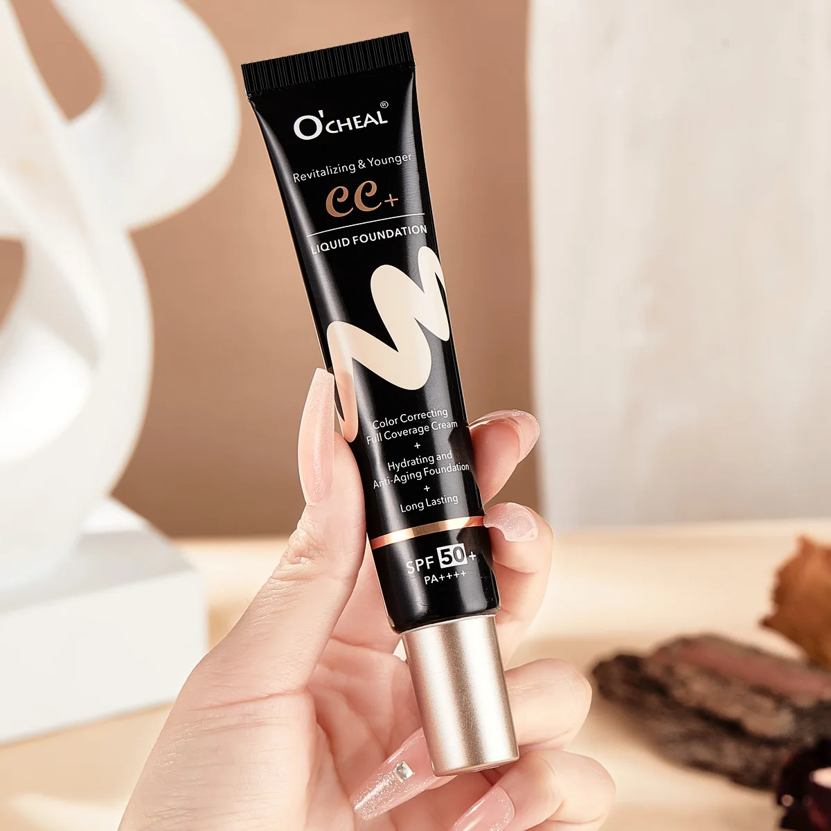 Moisturizing Concealer BB Cream Make-up Waterproof Long Lasting Oil Control Whitening Matte Liquid Foundation Face Base Cosmetic 5